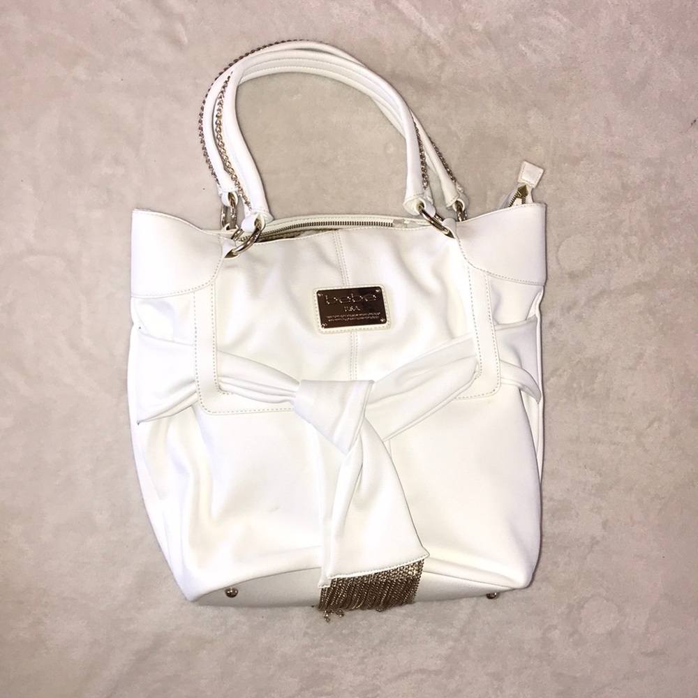 Bebe White and gold